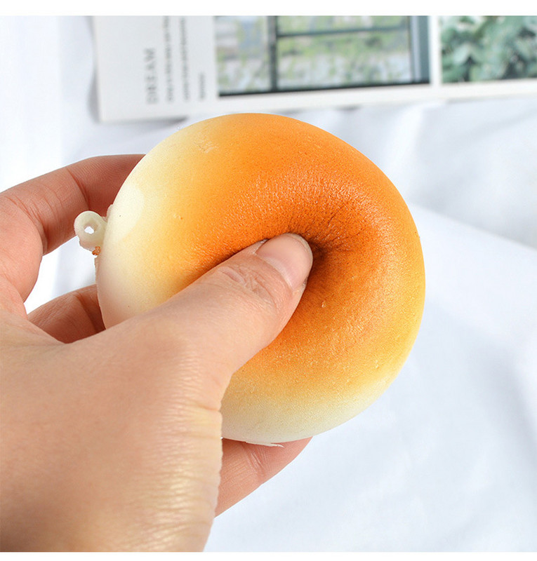 Chiflă aurie artificială Simulare de model alimentar Pâine falsă Decor pentru casă Magazin de prăjituri Vitrina Afișare Recuzită Fotografie Decor amuzant de masă