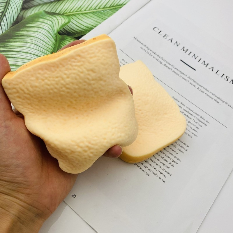 Dulciuri parfumate antistres Pâine Jucărie pentru copii Mâncare Jocuri de simulare Jucării de bucătărie Squishy Slow Rising Slice Pâine Jucărie antistres