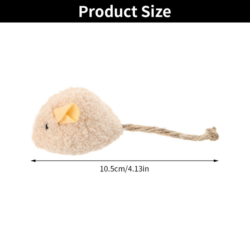 3 bucăți/lot pisici amuzante colorate jucărie interactivă de pluș șoarece fals jucărie pentru pisici de companie pisoi care se joacă accesorii pentru antrenament pentru animale de companie instrument interactiv