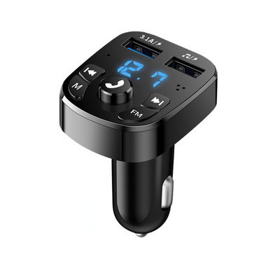 Car 5.0 FM Transmitter Ασύρματο δέκτη ήχου handsfree Αυτόματη συσκευή αναπαραγωγής MP3 USB Fast Charger Αξεσουάρ αυτοκινήτου συμβατό με Bluetooth