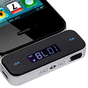 3,5 мм безжичен мини FM предавател Автомобилно радио Музикален аудио MP3 плейър Комплект HandsFree LCD дисплей Модулатор за Android iPhone