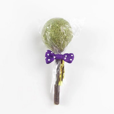1 τεμ. Bunny Chew Toys Rabbit ινδικά χοιρίδια Παιχνίδια για δόντια Lollipop Molar Toy Natural Flavor for Hamster Chinchillas Gerbils Rat