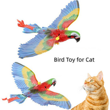 Simulation Bird Interactive Cat Teasing Παίξτε Electric Hanging Eagle Flying Bird Cat Stick Scratch Rope Kitten Dog Game