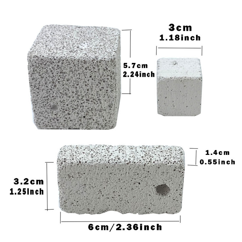 Hamster Mineral Natural Piatra Molar Iepure Chinchilla Porcușor de Guineea Dinți Molari Îngrijire dentară Jucărie de mestecat pentru animale de companie mici