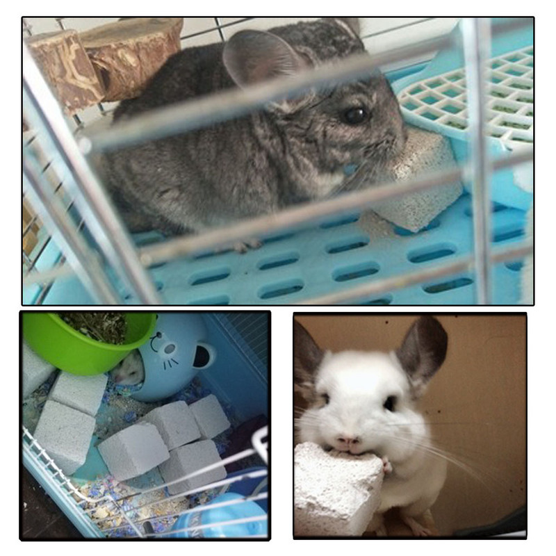 Hamster Mineral Natural Piatra Molar Iepure Chinchilla Porcușor de Guineea Dinți Molari Îngrijire dentară Jucărie de mestecat pentru animale de companie mici