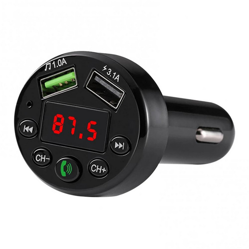 Mâini libere Mp3 Player 3.1a Dual Usb Încărcător rapid Modulator fără fir Bluetooth Transmițător FM Auto Accesorii Auto Încărcător Auto