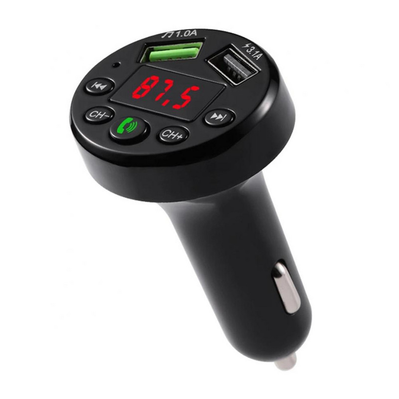 Mâini libere Mp3 Player 3.1a Dual Usb Încărcător rapid Modulator fără fir Bluetooth Transmițător FM Auto Accesorii Auto Încărcător Auto