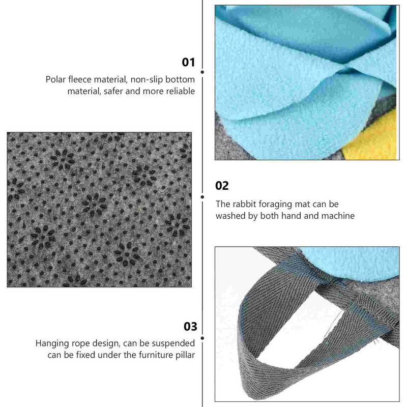 Covoraș pentru animale de companie pentru câini, iepure, hrănire pentru animale de companie, hrănire, patură de antrenament, pătură iepurași, jucării, puzzle, câini, jucărie, dozator lent, iepuri