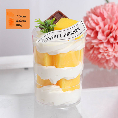 Επιδόρπιο 1 τεμ. Artificial Cake Cup Fake Food Decoration Photography Pro Food Simulation Cake Model Decoration Table Tea CK009