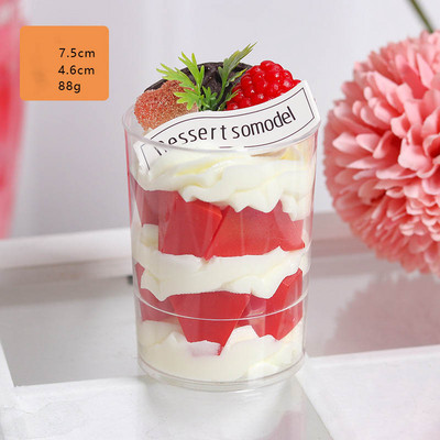 Επιδόρπιο 1 τεμ. Artificial Cake Cup Fake Food Decoration Photography Pro Food Simulation Cake Model Decoration Table Tea CK009