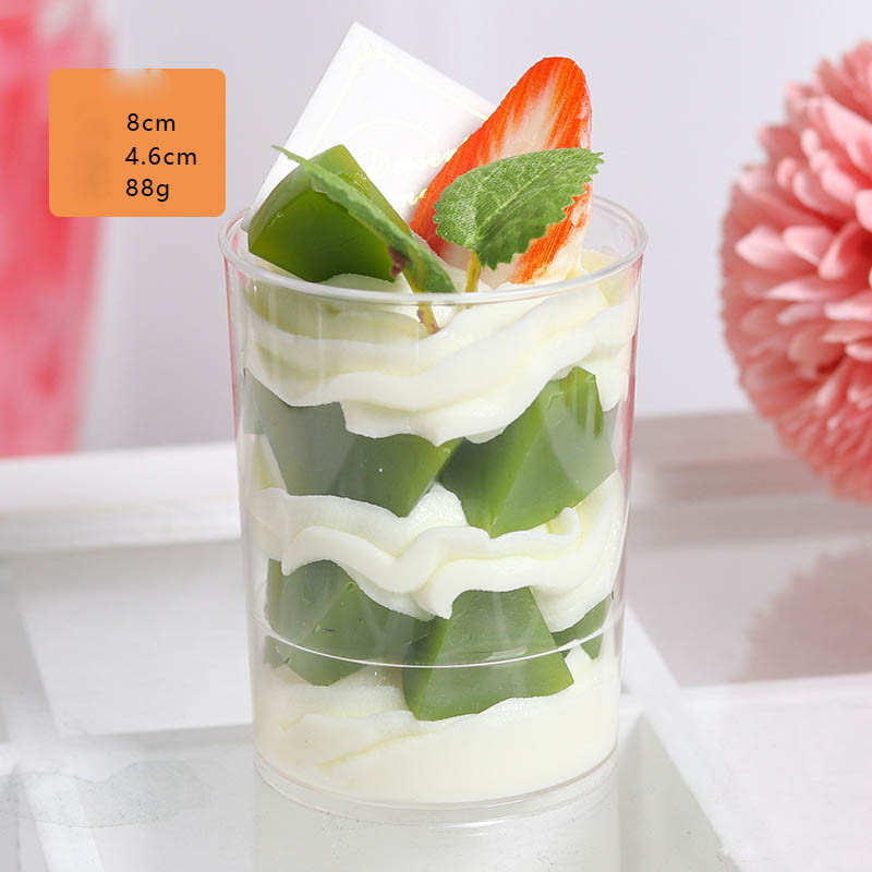 1PC Tort Artificial Cupă Desert Decorare Mancare Falsă Fotografie Pro Simulare Alimentară Model Tort Ceai Decorare Masă CK009