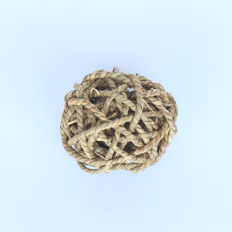 Animale mici Minge de joacă Iepure Hamster Minge de iarbă Activitate naturală pentru animale mici Jucării de mestecat Iepuri Păsări Papagal Joacă Bile de ratan