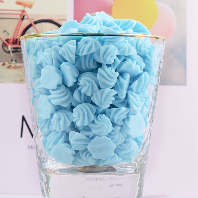 50 buc. Simulare de culoare macaron cu spatele plat din rășină Cabochon Statuie Piatră Decorativ Decal DIY Nunta Scrapbook Craft Bomboane Model