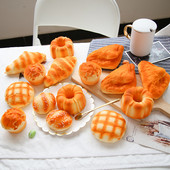 Τεχνητό PU Bread Simulation Model Food Fake Donut Διακόσμηση σπιτιού Φωτογραφίας στηρίγματα Διακοσμητικά Παιδική χειροτεχνία Ζωντανό καλούπι παιχνιδιών