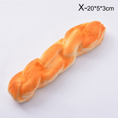 Τεχνητό PU Bread Simulation Model Food Fake Donut Διακόσμηση σπιτιού Φωτογραφίας στηρίγματα Διακοσμητικά Παιδική χειροτεχνία Ζωντανό καλούπι παιχνιδιών