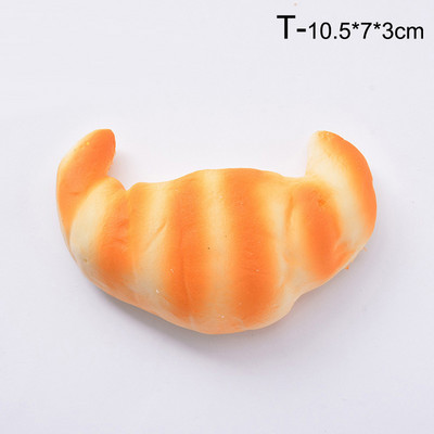 Τεχνητό PU Bread Simulation Model Food Fake Donut Διακόσμηση σπιτιού Φωτογραφίας στηρίγματα Διακοσμητικά Παιδική χειροτεχνία Ζωντανό καλούπι παιχνιδιών