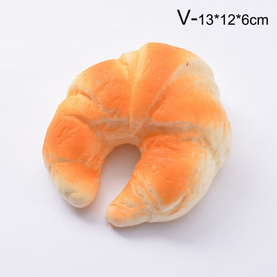 Τεχνητό PU Bread Simulation Model Food Fake Donut Διακόσμηση σπιτιού Φωτογραφίας στηρίγματα Διακοσμητικά Παιδική χειροτεχνία Ζωντανό καλούπι παιχνιδιών