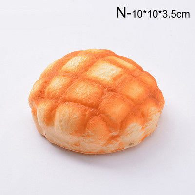 Τεχνητό PU Bread Simulation Model Food Fake Donut Διακόσμηση σπιτιού Φωτογραφίας στηρίγματα Διακοσμητικά Παιδική χειροτεχνία Ζωντανό καλούπι παιχνιδιών
