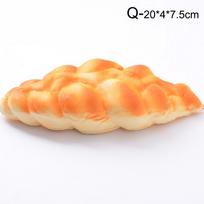 Τεχνητό PU Bread Simulation Model Food Fake Donut Διακόσμηση σπιτιού Φωτογραφίας στηρίγματα Διακοσμητικά Παιδική χειροτεχνία Ζωντανό καλούπι παιχνιδιών