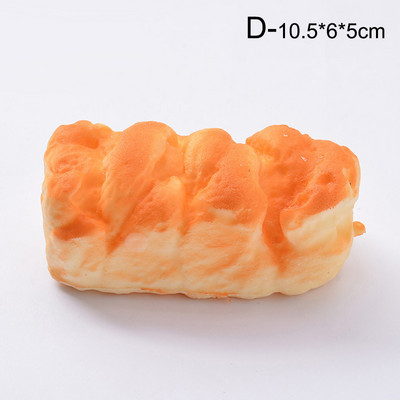 Τεχνητό PU Bread Simulation Model Food Fake Donut Διακόσμηση σπιτιού Φωτογραφίας στηρίγματα Διακοσμητικά Παιδική χειροτεχνία Ζωντανό καλούπι παιχνιδιών