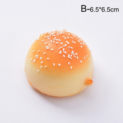 Τεχνητό PU Bread Simulation Model Food Fake Donut Διακόσμηση σπιτιού Φωτογραφίας στηρίγματα Διακοσμητικά Παιδική χειροτεχνία Ζωντανό καλούπι παιχνιδιών