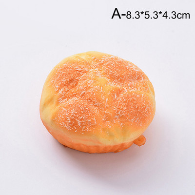 Τεχνητό PU Bread Simulation Model Food Fake Donut Διακόσμηση σπιτιού Φωτογραφίας στηρίγματα Διακοσμητικά Παιδική χειροτεχνία Ζωντανό καλούπι παιχνιδιών