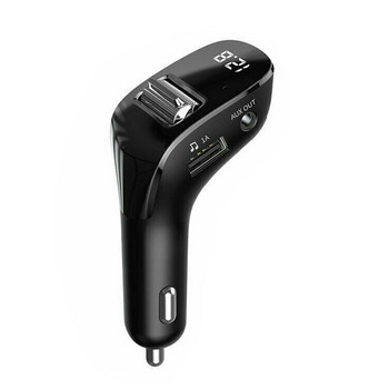 Transmetteur FM Bluetooth Voiture Handsfree MP3 Kit Car Kit Φορτιστής USB Προσαρμογέας ρεύματος για Ηλεκτρονικά αξεσουάρ ραδιοφώνου αυτοκινήτου
