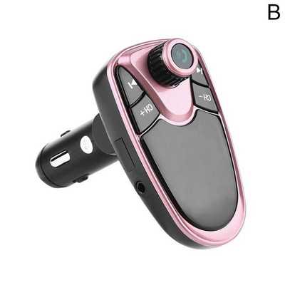 Handfree Πομπός FM Bluetooth 5.0 κιτ αυτοκινήτου Διπλή θύρα φορτιστή αυτοκινήτου USB Θύρα USB MP3 Music Player υποστήριξη Δίσκος TF/U