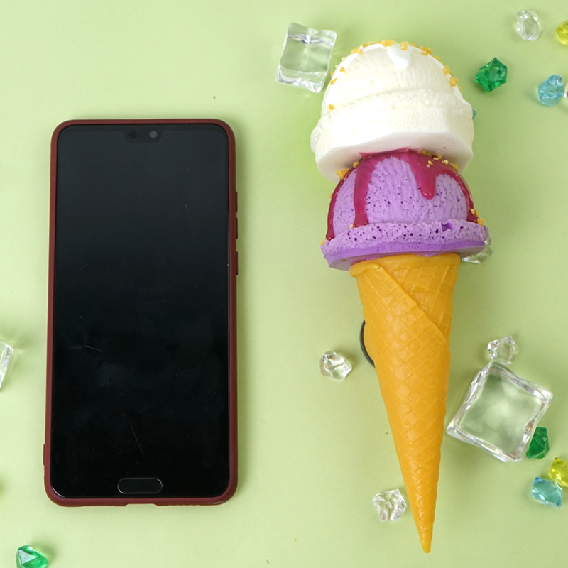 1PC simulare dublă înghețată model tort fals cremă gustare copii împușcături recuzită nunta desert ornamente pentru fereastră