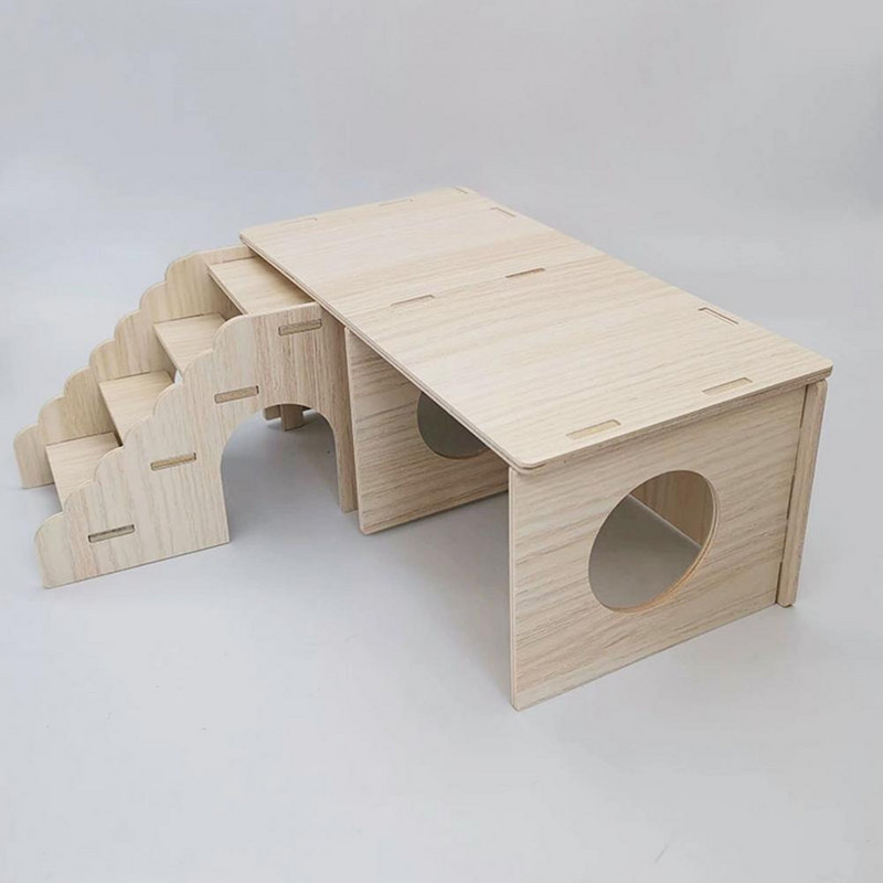 Scară pentru hamsteri Stabil, manoperă fină, rezistentă la mușcături pentru gerbil, cobai, jucărie, scară pentru cățărat pentru hamsteri