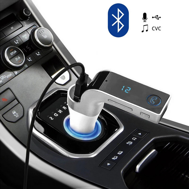 Hands Free Transmițător FM Bluetooth Modulator AUX Kit auto MP3 Player SD USB TF Music Play Smart