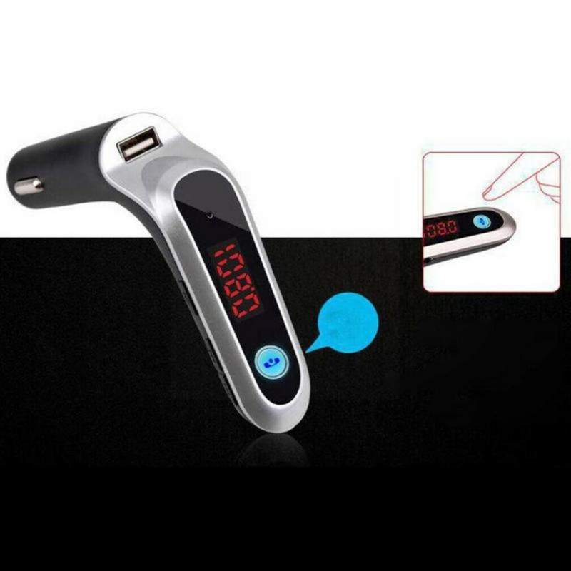 Player MP3 Bluetooth pentru mașină Transmițător FM Suport TF Card de încărcare auto Mp3 Player muzical fără fir Kit Bluetooth pentru mașină C9Y5