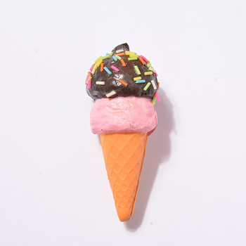 1 бр. Симулационен модел на сладолед Парти консумативи Магазин за торти Декорация на магазин за десерти Изкуствени фалшиви играчки за сладолед Реквизит за храна