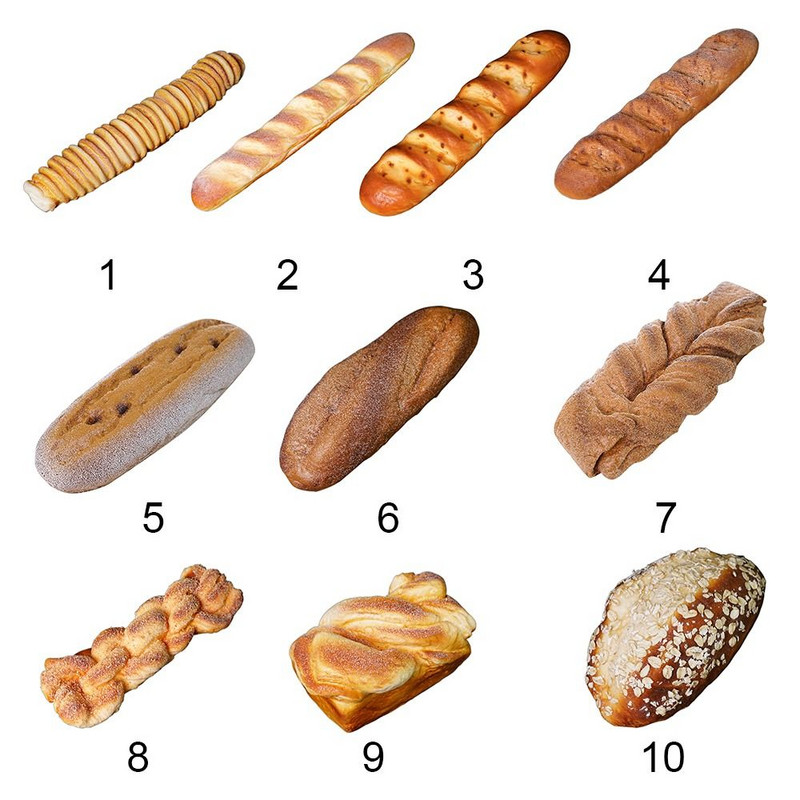 Accesorii de artizanat Recuzită foto Scenă de panificație Model Simulare de pâine artificială Mâncare Bucătărie Jucărie Decorarea casei