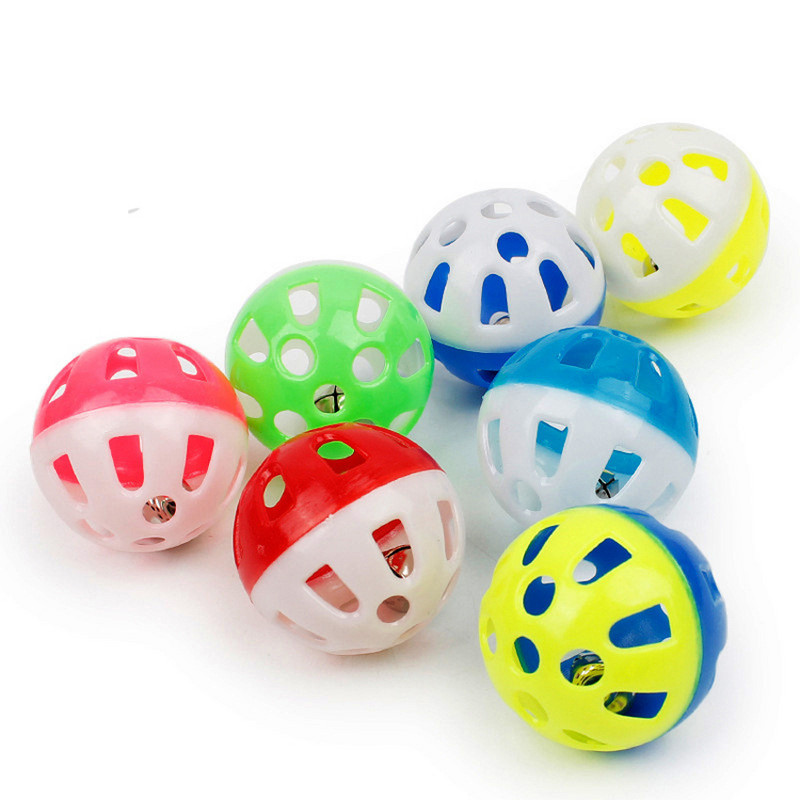 10 bucăți din plastic pentru pisici pentru pisici pentru animale de companie, inel cu mingi de joacă cu clopoțel, zdrăngănitor, jucărie interactivă pentru antrenament pentru pisici, aprovizionare pentru pisici.