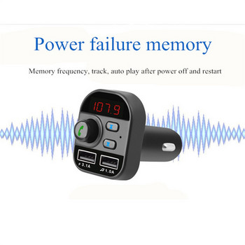 Bluetooth автомобил Fm трансмитер Безжичен радио адаптер Usb зарядно Mp3 плейър Автомобилни аксесоари Интериорна декорация Авточасти