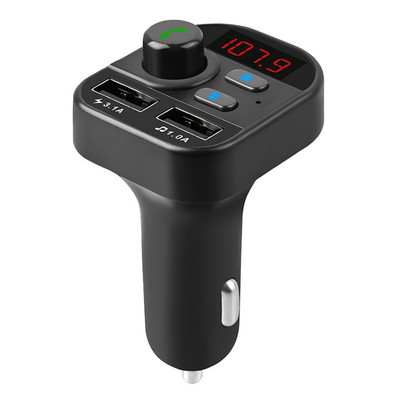 Bluetooth autós Fm adó Vezeték nélküli rádióadapter USB töltő Mp3 lejátszó autós kiegészítők belső dekoráció autóalkatrészek