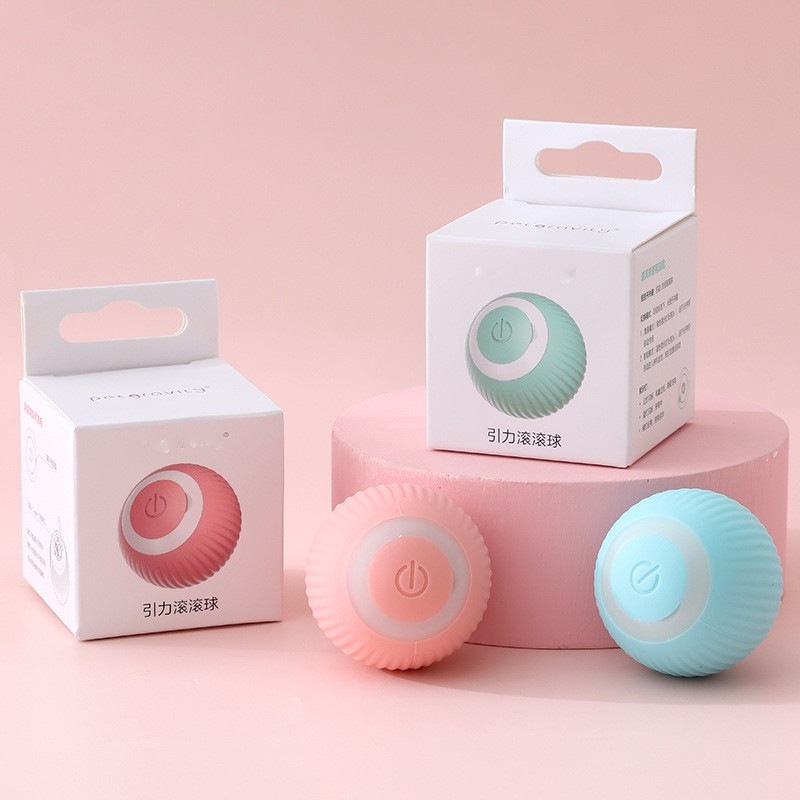 Jucării inteligente cu bile pentru pisici Jucării electrice pentru pisici cu bile rulante automate interactive pentru antrenamentul pisicilor Jucării pentru pisoi cu mișcare automată pentru interior