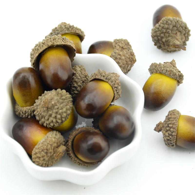 Jeftino 20 komada prekrasnih žireva mini umjetna pjena voće i povrće voće dom vjenčanje božićno drvce ukras