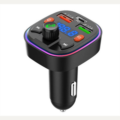 Q5 Πομπός αυτοκινήτου FM Bluetooth MP3 Audio Player Ασύρματο κιτ αυτοκινήτου Handsfree 18W PD Type-c Γρήγορος διπλός φορτιστής USB Auto Electronics