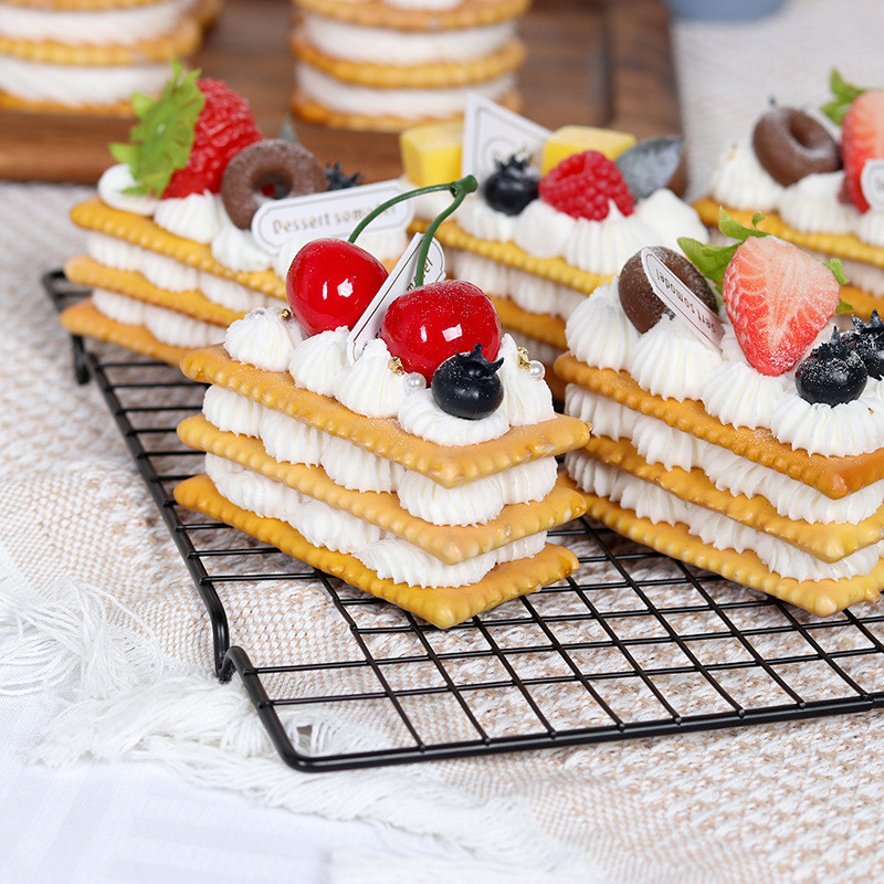 1PC Bucătărie Artificială Prajituri Desert Decorare Alimente False Fotografie Simulare Alimente Model Tort Ceai Decorare Masă FCYY-002