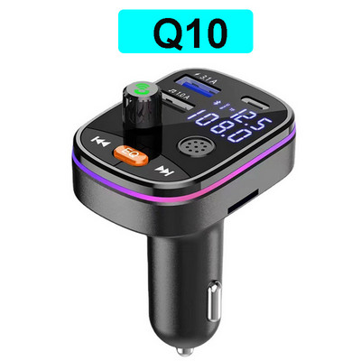 Ασύρματος πομπός Fm Dual Usb Τύπος C Pd 20w 3.1a Φορτιστής γρήγορης φόρτισης Bluetooth 5.0 Handsfree Car Kit Fm Modulator Ραδιόφωνο αυτοκινήτου