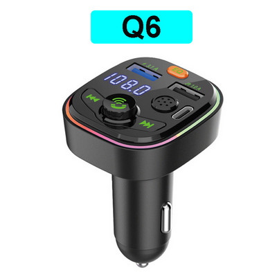 Ασύρματος πομπός Fm Dual Usb Τύπος C Pd 20w 3.1a Φορτιστής γρήγορης φόρτισης Bluetooth 5.0 Handsfree Car Kit Fm Modulator Ραδιόφωνο αυτοκινήτου