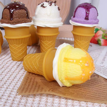Симулация на сладолед Фалшив модел на торта Магазин за десерти Фотографски реквизит Модел на храна Сладък декор на маса Детски играчки