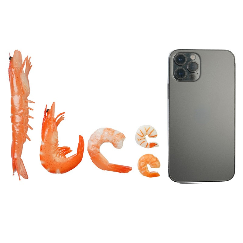 Simulare de creveți falși model de creveți de râu creveți carne coadă de creveți mâncare restaurant vitrine decorare accesorii fotografice