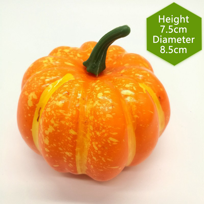 Linksmo Helovino Dirbtinis moliūgas Netikras modeliavimas Daržovių dekoravimas Namams Helovino rekvizitas „Pasidaryk pats“ amatai Moliūgų dekoravimas