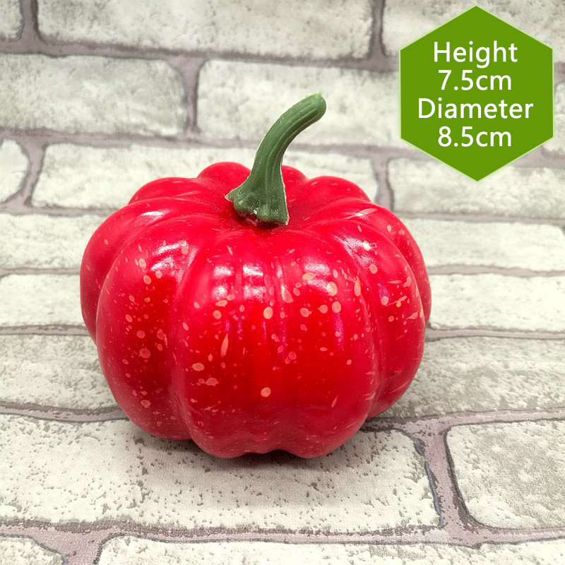 Linksmo Helovino Dirbtinis moliūgas Netikras modeliavimas Daržovių dekoravimas Namams Helovino rekvizitas „Pasidaryk pats“ amatai Moliūgų dekoravimas