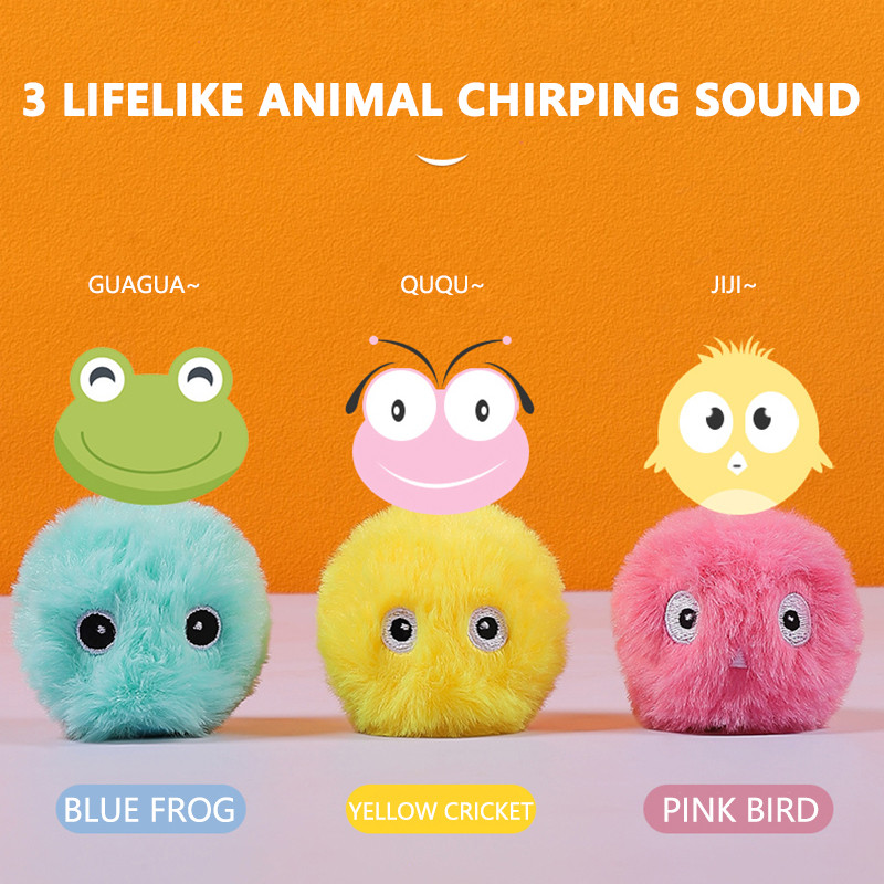 Jucării inteligente pentru pisici Minge interactivă Catnip Jucărie de antrenament pentru pisici Minge de joc pentru animale de companie Materiale care scârțâie Produse Pisici Accesorii pentru pisoi