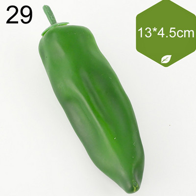 Vairāku stilu mini simulācija mākslīgie dārzeņi pipari ķirbji ķiploki viltoti augļi bērni bērniem dāvanu griešanas rotaļlieta mājas dekorēšana