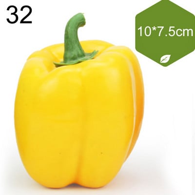 Vairāku stilu mini simulācija mākslīgie dārzeņi pipari ķirbji ķiploki viltoti augļi bērni bērniem dāvanu griešanas rotaļlieta mājas dekorēšana